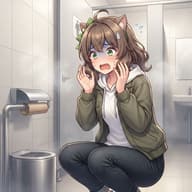 駅のトイレで大してたら紙がないのサムネイル